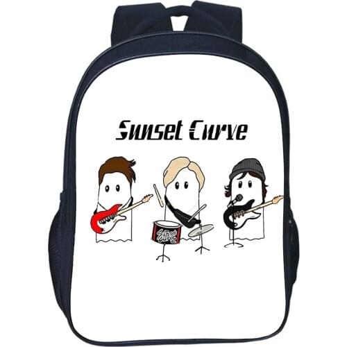 16 Inches Julie And The Phantoms School Bags Teens Large-capacity Backpack Boys Girls Bookbag Cartoon Printing Casual Rucksack