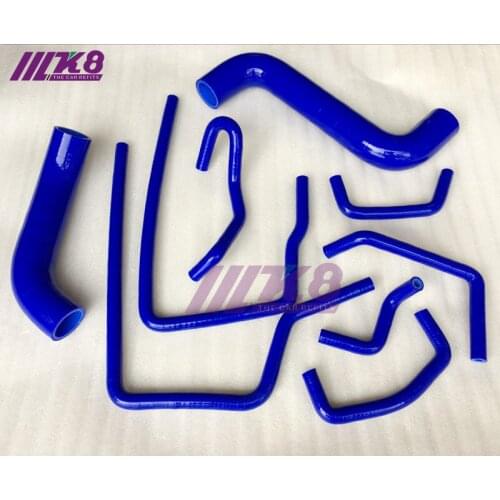 Silicone Radiator Hose For Impreza WRX GDA/GGA STi GDB/GGB EJ20 00-07(9PCS) red/blue/black