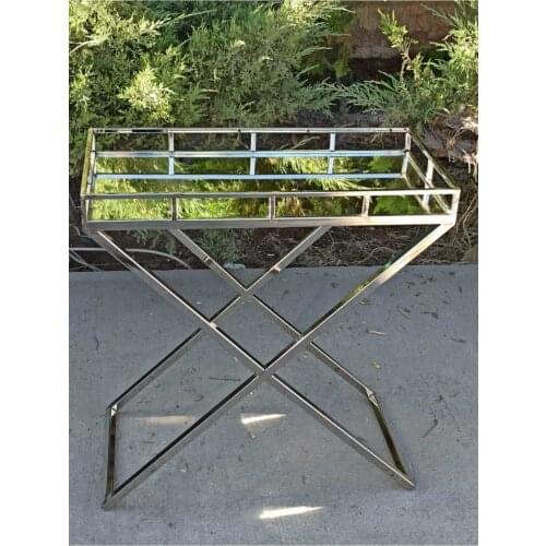 Modern Chrome Plated Side Coffee table coffe table