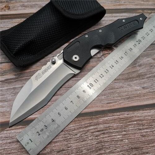 SR 7CR13 stainless steel mountaineering tool wilderness survival jungle survival knife high hardness self-defense folding knife