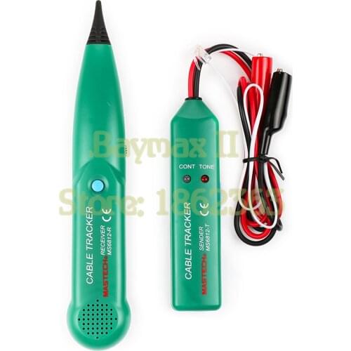 MASTECH MS6812 LAN Network Cable Tester for UTP STP Cat5 Cat5E Cat6 Cat6E RJ45 RJ11 Telephone Wire Tracker Tracer