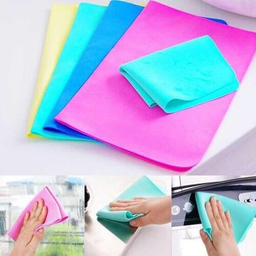 Chamois Leather No Trace Soft Microfiber No Lint Window Car Rag Cleaning Towel Kitchen Cleaning Cloth Wipes Wipe Glass Cloth