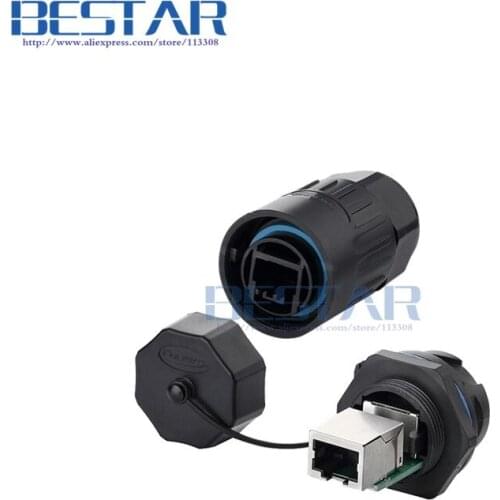 Bayonet RJ45 waterproof connector sockets,RJ45 female connectors, Ethernet connector plug ,IP65, female socket RJ45 connector