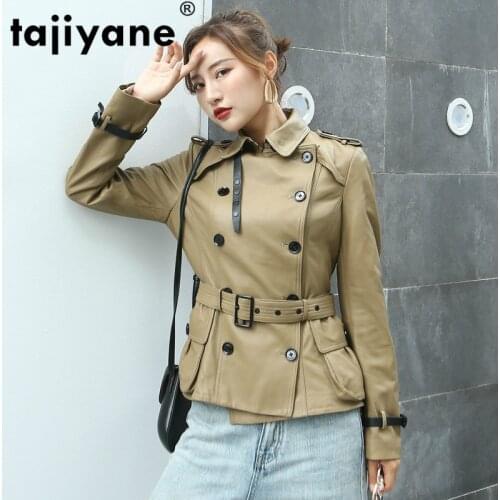 Tajiyane Womens Leather Jacket Sheepskin Coat Female Clothes Coats and Jackets Women Short Real Leather Jacket 2020 WPY512