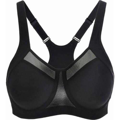 Womens High Impact Sports Bra Power Racer Back Ultimate Support Underwire Female Comfortable Lingerie 32 34 36 38 42 B C D DD