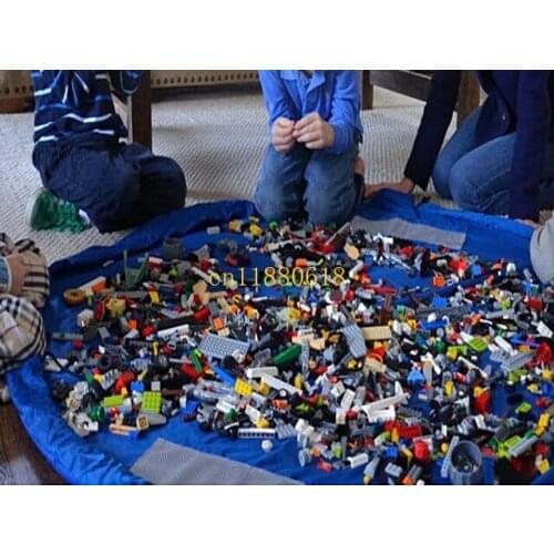 150pcs Free Shipping 1.5M Portable Play Mat Large Toy Storage Bags Organizer Blanket Rug Boxes For Toys Kids Children Toy Bag