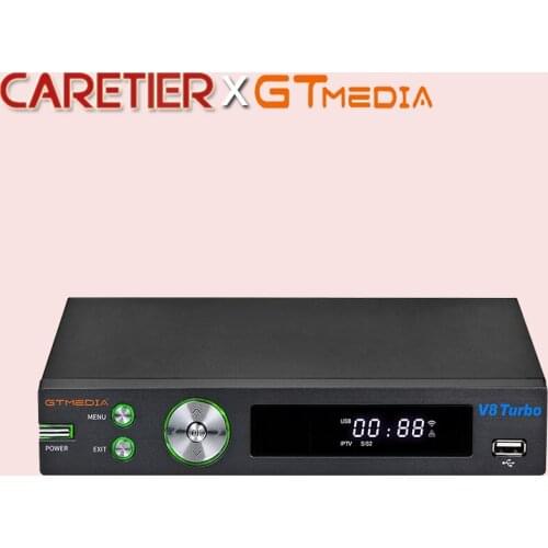 GTMedia V8 Turbo Gtmedia V8 pro2 H.265 Full HD DVB-S2 DVB-T2 DVB-C Satellite Receiver Built-in WiFi better freesat v8 golden