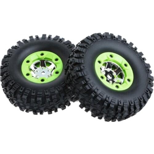 2pcs/set Remote Control Car Wheel Rubber Tires for Wltoys 12428 1/12 RC Crawler Q6PD