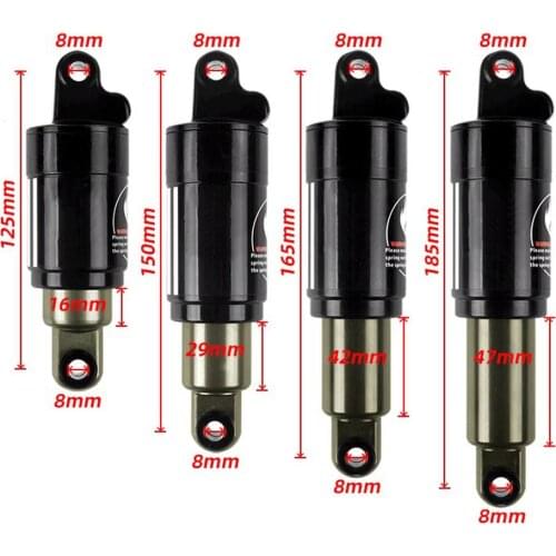 2021 Mountain Bike Air Rear Shock MTB Bicycle Hydraulic Spring Shock Absorption Electric Vehicle Snowmobile Mountain Absorber