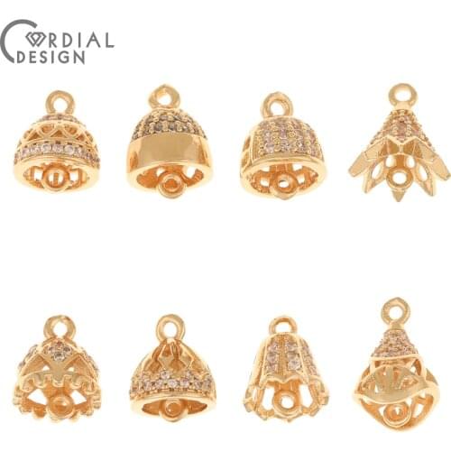 Cordial Design 50Pcs Pendant/Jewelry Accessories/Hand Made/Connectors/CZ Charms/Jewelry Findings & Components/DIY Earring Making