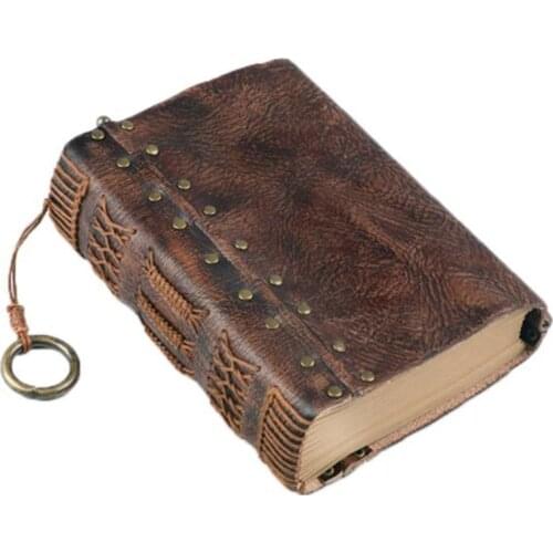 A6/A5 Vintage Genuine Leather Travelers Notebook Diary Journal Planner Sketchbook Handmade Notebook Wood Paper Inner