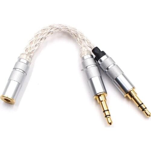 3.5mm Earphone Adapter Double Jack Adapter Plug Stereo Headphone Splitter For PC/MP3 Smartphone Player Audio Cables