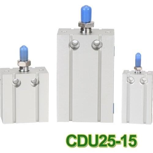 CDU25-15 Electronic Component Double Action Free Installation Air Cylinder SMC type CU CDU series CDU 25x15 25*15 25-15