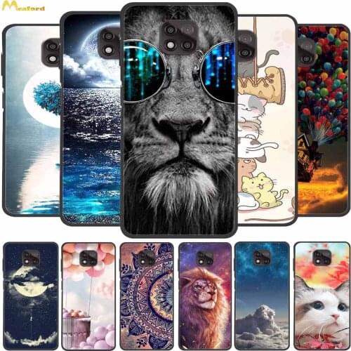 For Moto G Power 2021 Case Lion Silicone Soft TPU Phone Cover for Motorola Moto G Power 2021 Cases 6.6" Gpower Capa Black Bumper
