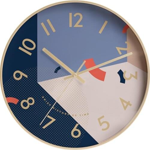 Kids Fashion Wall Clock Modern Design Creative Bedroom Digital Wall Clock Silent Nordic Relogio Parede Home Decoration ZB50WC
