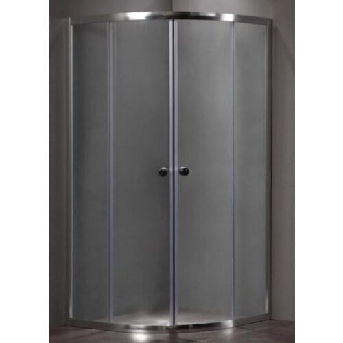 2016 new design wholesale clear tempered glass shower screens with sliding door cheap shower enclosure