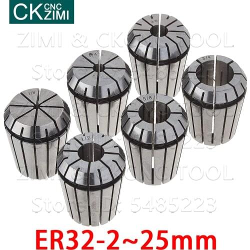 ER32 2mm-25mm ER spring collet chuck Workholding Tools Holder for CNC milling tools holder Engraving machine spindle motor Tools