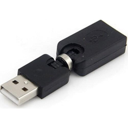 Flexible Swivel Twist Angle 360 Degree Rotating USB 2.0 Adapter Converter VDX99