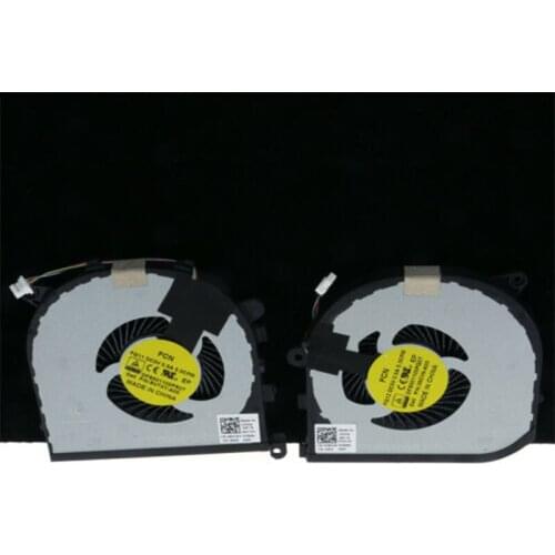 JIANGLUN New CPU+GPU Cooling Fan For DELL XPS 15 9550 DELL Precision 5510 0RVTXY 036CV9
