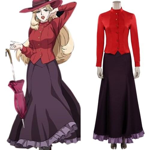 Joran The Princess of Snow and Blood Elena Hanakaze Cosplay Costume Halloween Carnival Long Dress Suit