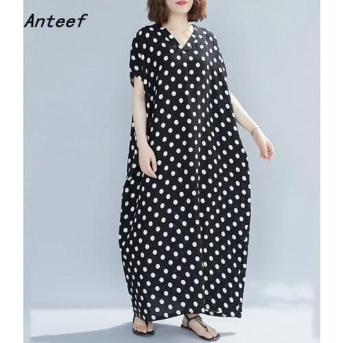 Short sleeve cotton satin plus size vintage floral dresses for women casual loose long summer beach dress elegant clothes 2021