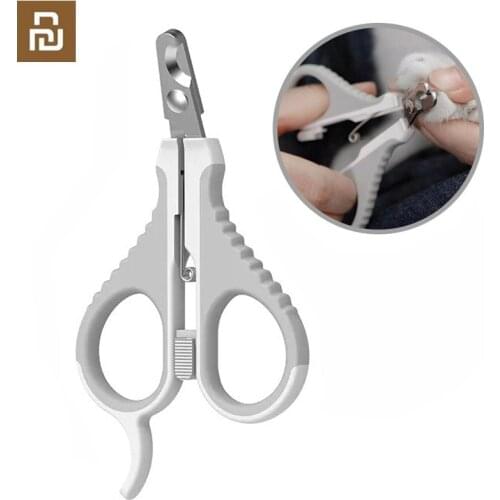 Pawbby Pet Nail Clippers Stainless Steel Grooming Dog Nail Clippers Oblique Cats Nail Scissors With Lock For Pet Care