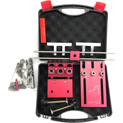 Woodworking Joinery High Precision Dowel Jigs Kit 3 in 1 Drilling Locator Drilling Guide Kit Wood working DIY Hole Punch Set