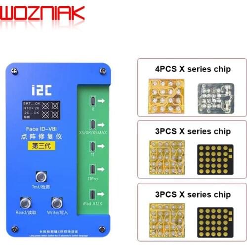 I2C ID IFace-V8 Dot Matrix Programmer Universal chip For iPhone X-11 12 pro max & iPad A12 Face ID Reading Writing Programmer IC