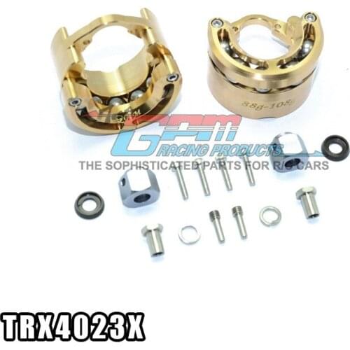 RC Car Parts 1/10 TRX4 TRX-4 Upgrade Modified Accessories Metal Pure Copper Front Rear Cup Counterweights Counterweight