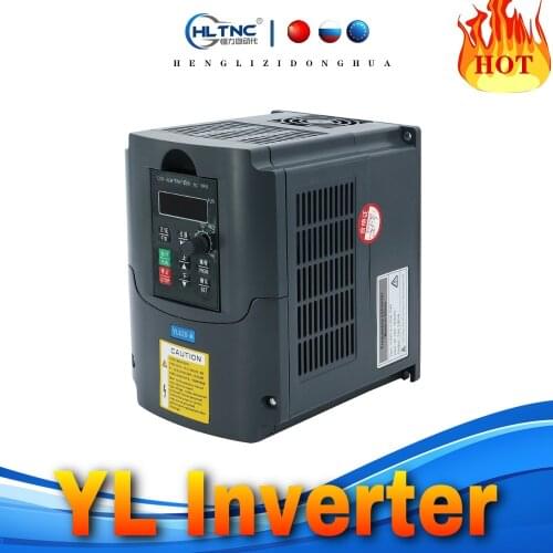 New promotion 1.5kw 2.2KW Frequency YL inverter VFD 110V/220V/380V Inverter 400HZ speed Drive for CNC
