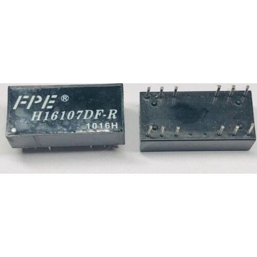 10PCS/LOT H16107DF-R H16107DF DIP-12 Network transformer filter New original