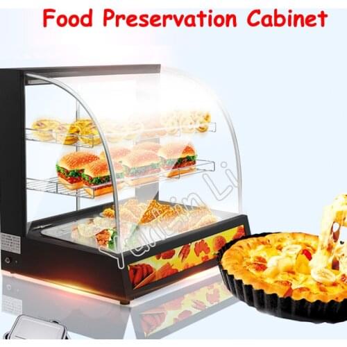Food Heat Preservation Cabinet Commercial Food Warmer Cooked Food And Pastries Long Lasting Heat Preservation Showcase WZ-BWH2P