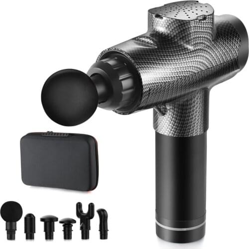 20-speed Tote Bag Sports Fascia Gun Massage Gun Muscle Relaxation Pain Relief Vibration Relaxation Electric Shock Fascia Gun