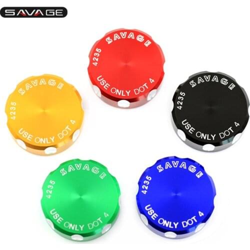 Rear Brake Fluid Oil Cover For Aprilia SMV Dorsoduro 750 2008-2016 900 2017-2018 Motorcycle Accessories CNC Motos Cap