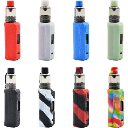 1PCS Silicone Protective Case Compatible for Voopoo Drag X Plus Kit Silicone Case Solid Color Protective Cover Case