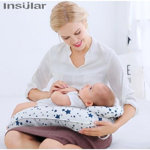 2Pcs/Set Baby Nursing Pillows Maternity Baby Breastfeeding Pillow Infant U-Shaped Newborn Cotton Feeding Waist Cushion
