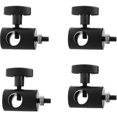 4 x Rapid Adaptor Convert 5/8" Stud to 1/4" Thread Light Stand Mount Bracket