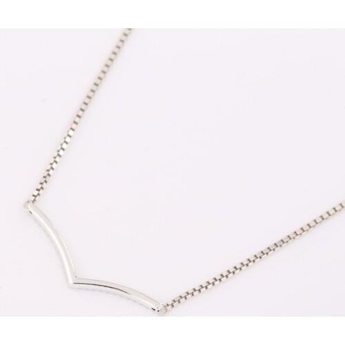 Authentic S925 Sterling Silver Shimmering Wish Collier With Crystal Necklace For Women Wedding Party fit Lady Fine Jewelry