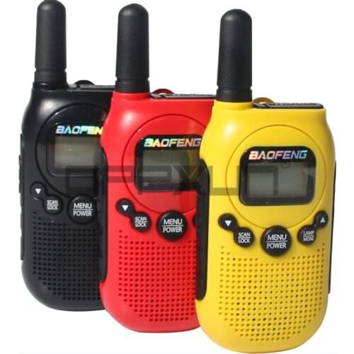 Baofeng Pofung BF-T6 BFT6 WalkieTalkie Two Way Ham Cb Radio Red Portable Handy License Free Handheld Cheap Intercom Communicator