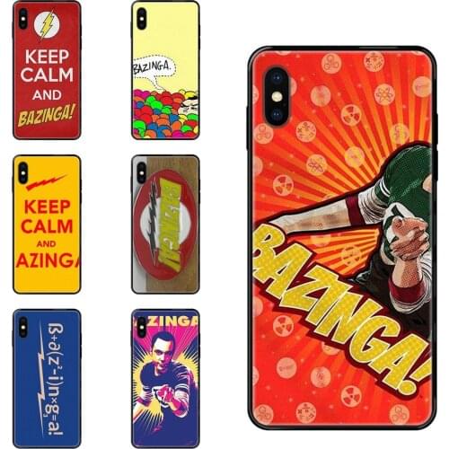 Tv Show Quote Bazinga Black Soft TPU Phone Cover Case Petty Gain For Samsung Galaxy A70 A71 A70E A5 A6 A7 A8 A10 A10S A20 A20S
