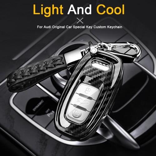 Super Great Cool 3 Buttons Car key case wallet cover For Audi A1 A2 A3 A4 A5 A6 A7 A8 Quattro Q3 Q5 Q7 2009-2015 Sport Protector