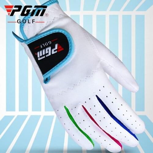 Children Boys Golf Gloves Slip-Resistant Microfiber Cloth Breathable Gloves Sunscreen Comfort Sports Gloves D0019