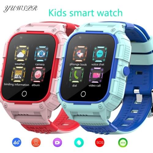 Kids Smart Watch Video Call Waterproof Camera GPS LBS WIFI Positioning Wmartwatch Language Call Remote Shutdown SOS Watches DF67
