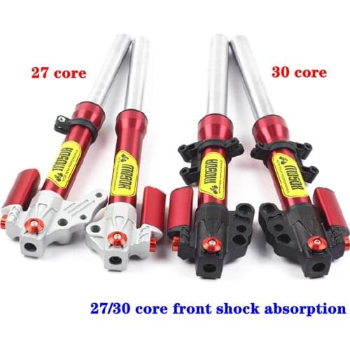 Motorcycle Disc brakes Modified Front shock Absorber 27/30 core 360MM 400MM Universal For Honda Yamaha Scooter BWS RSZ JOG GTR
