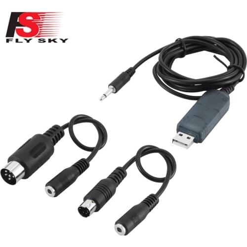 FLYSKY FS-SM100 SM100 RC USB Flight Simulator FMS Cable Set For FLYSKY FS-i6 RC FPV Drone Transmitter