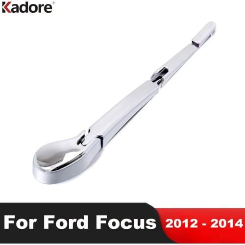 For Ford Focus 2012-2014 High Quality ABS Chrome Tail Rear Windscreen Wiper Cover Back Decoration Trim Auto Accessories 4pcs/set