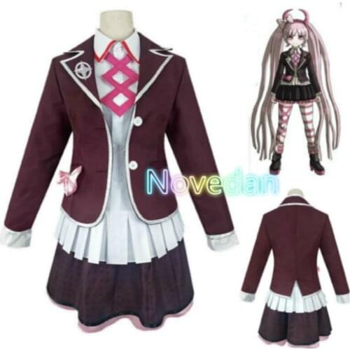 Danganronpa Kotoko Utsugi Cosplay Costume Full Set School Uniform Suit