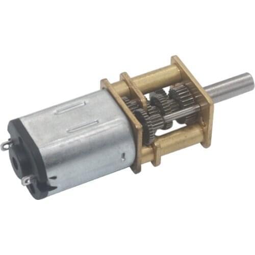 15RPM to 6000RPM 6V 12V DC Gearmotor 3mm Shaft Mini Metal Gearwheel Micro Gear Motor N20 Geared Motors 3000RPM Motoreductor