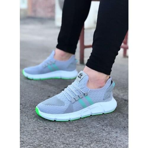 Babba WG102 Gray Green Mens Sneakers. 2021 New