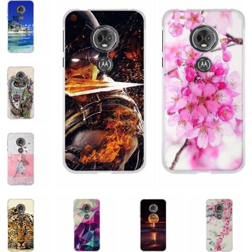 Soft Bumper TPU Silicone For Motorola Moto E5 Case 3D Print Coque For Motorola Moto G6 / 1S Shell Cover 5.7 inch Fundas Case